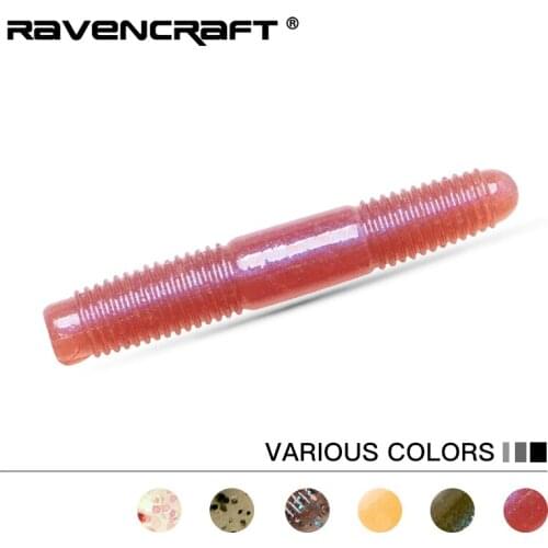 Ravencraft GOBLIN Stick Worm YONGDONG 3g/56mm 10pcs Soft Silicone Bait Slow Sinking Fishing Artificial Lures