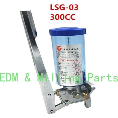 CNC Manual Grease Pump Unit LSG-03 Machine Mount Hand Punch Oiler Mill Tool 300CC