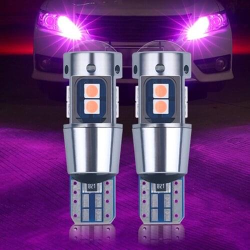 2PCS T10 w5w Led Bulb DRL Turn Parking Width Interior Dome Light Reading Lamp Applicable to Volkswagen Xinlangyi plus Baolai