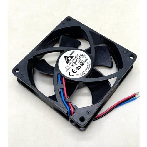 12V cooling fan 80mm 8cm Original for DELTA AFB0812HD 8mm 80x80x20MM DC12V 0.27A 3Lines Computer Cooling fan