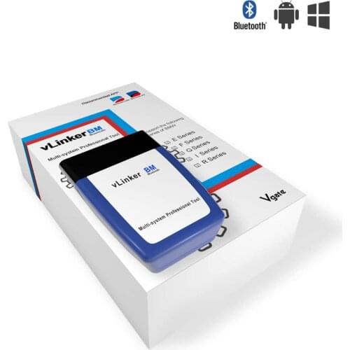 Vgate OBD2 Bluetooth Scanner VLinker BM Bimmercode Diagnostic Tool for Android and Windows, Unlock BMW Hidden Features