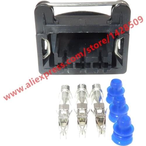 10 Sets 3 Pin 3.5mm Automotive Waterproof Connector Wire Cable Socket For Cars Motorcycles