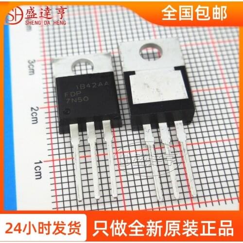 10Pcs/Lot FDP7N50 7A 500V TO-220 DIP MOSFET Transistor NEW Original In Stock