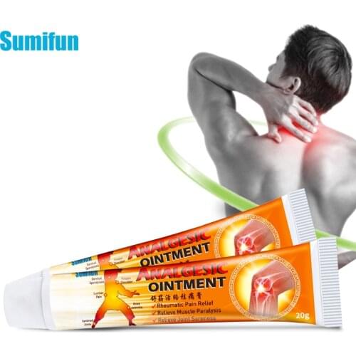 Sumifun 2pcs Analgesic Balm Ointment Chinese Arthritis Joint Back Pain Relief Cream Rheumatism Arthritis Muscle Sprain Ointment
