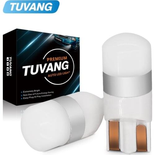 2x T10 W5W LED Bulb 3030 SMD 168 194 Car Clearance Lights Reading lamp Auto 12V White Amber Crystal Blue Red Motorcycle