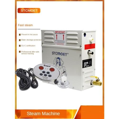 6 KW 220V/380V Sauna Machine Steam Bath Generator Weight Loss Spa Relaxes Tired Detox Steam Bathroom