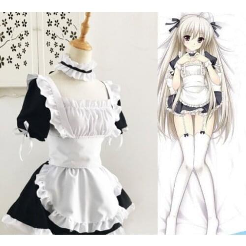 Anime Yosuga no Sora Crossdresser Sissy Maid Dress Kasugano Sora Cosplay Costume Women Men Kawaii Clothes For Halloween Party