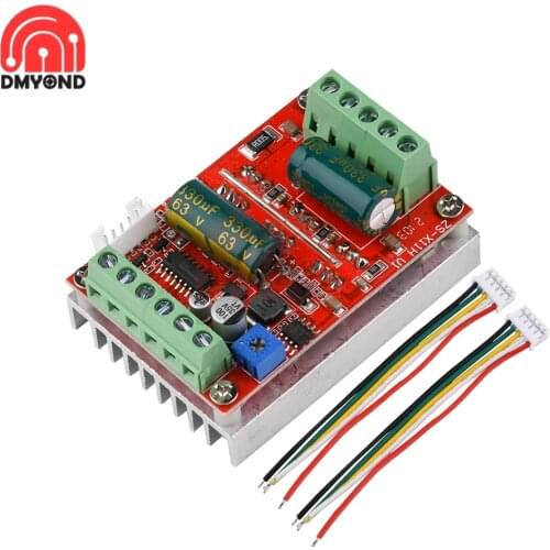 DC 12V 24V 48V 400W BLDC Three-phase DC Brushless PWM Motor Speed Controller Hall Motor Adjustable Drive Module Board DC 9-60V