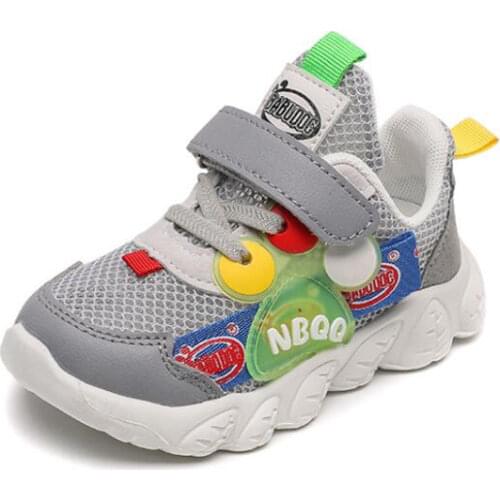 Baby walking shoes summer sports baby shoes breathable mesh soft sole 1-3 years old boys and girls functional shoes