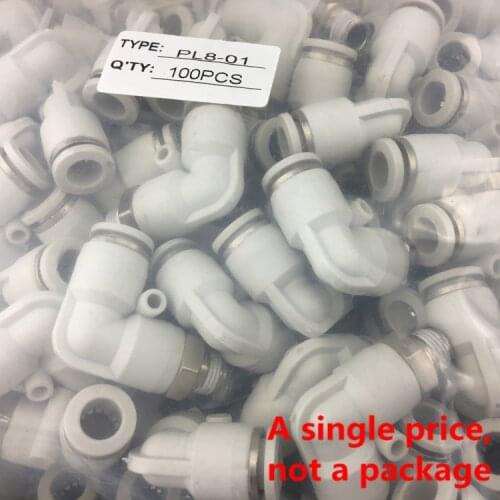 PL8-01 PL8-02 PL8-03 PL8-04 Pneumatic L type flexural connector