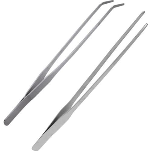 Stainless Steel Curved Aquarium Tweezers Aquarium Plant Shrimp Reef Tweezer Fish Tank Cleaner Aquarium Accessories Hot Sale