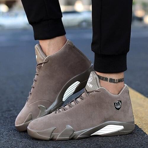 2021 new high-top breathable mens shoes mens sports shoes mens casual shoes comfortable mens sports shoes
