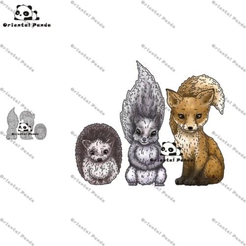 New Dies 2020 Three small animals Metal Cutting Dies diy Dies photo album cutting dies Scrapbooking Stencil Die Cuts metal die