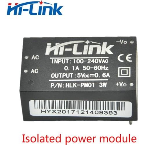 Free shipping original Hi-Link ac dc 5v 3w Step Down Power Supply Module Converter Intelligent household switch power module