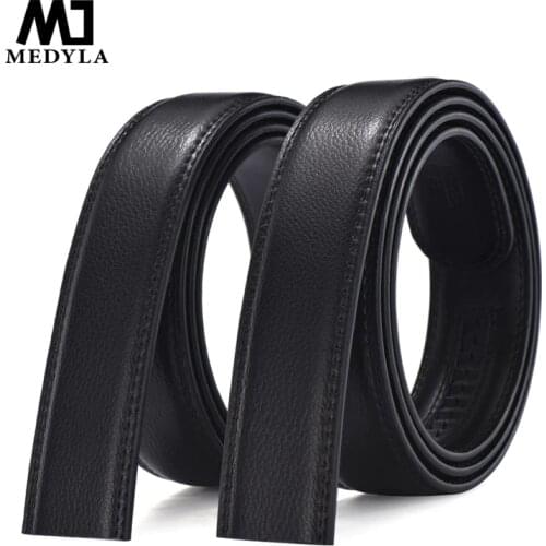 MEDYLA Brand Designer Leather Strap Male Belt Automatic Buckle Belts For Men 3.5cm Girdle Wide Mens Belt Waistband ceinture