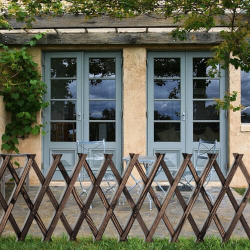 Garden Trellis Expanding Wooden Plant Support Lattice Fence Panel Adjustable Fence Wooden Landscaping Fence Balcony Outdoor
