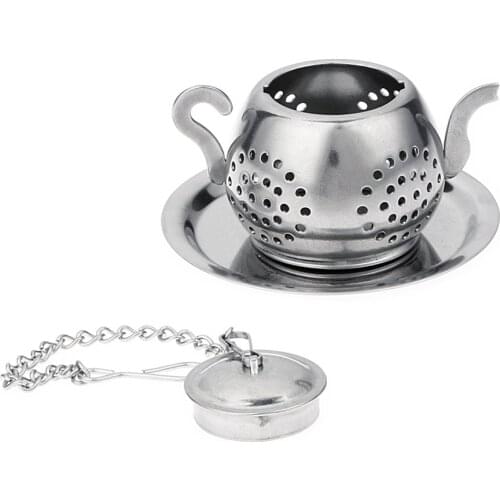 SUEF 1pcs Creative Tea Filter fashion Tea Teapot Ball Full Shape Stainless Steel Infuser Filter Strainer Tea Ball