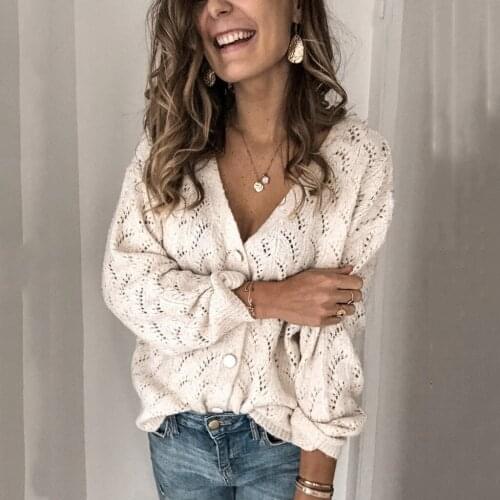 SAGACE Knitted Cardigan sweater Women Spring Autumn Cardigan Sweater Women Winter Clothes knitted fall Cardigan for FemaleA30114