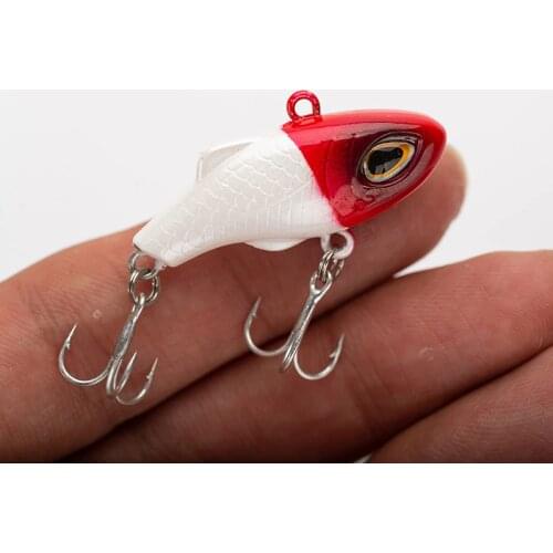 1PCS 3.5Cm 5G Winter Crankbait Wobbler Sinking Fishing Crankbaits Vib Lure Ice Hard Lure Mini Wobblers Crankbait Bait