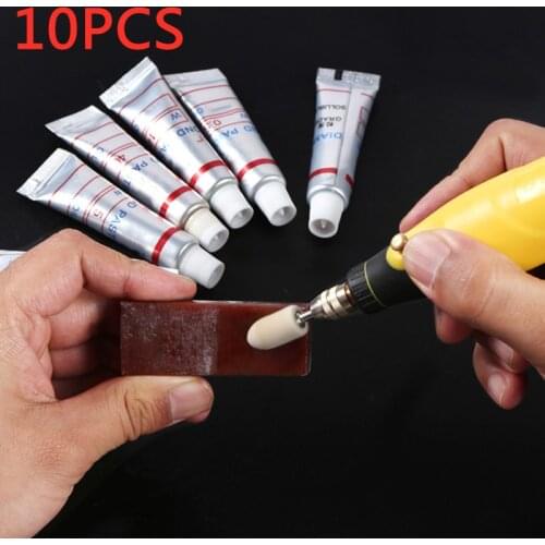 10pcs Diamond Polishing Lapping Paste Compound Syringes W0.5 ~40 Micron Glass Metal Grinding Polishing Abrasive Tools
