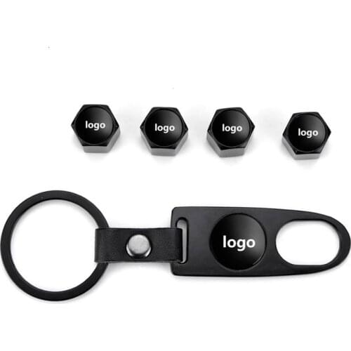 4pcs Auto Car Tyre Valve Caps Car Bike Motorcycle Valve Covers Car Valve Caps for Wheel Black Car-styling Parts Accessories