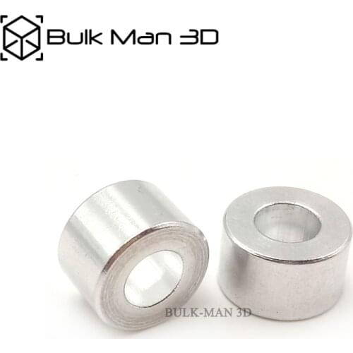 Aluminum Spacers 3mm,1/8",6mm,1/4'',9mm , 13.2mm for DIY CNC Router Machine / 3D Printer -20pcs