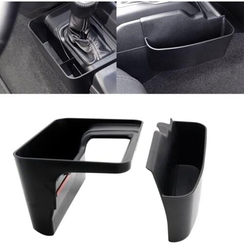 Car Gear Shift Console Side Storage Box For 2018-2020 Jeep Wrangler JL JLU JT Interior Accessories Storage Box