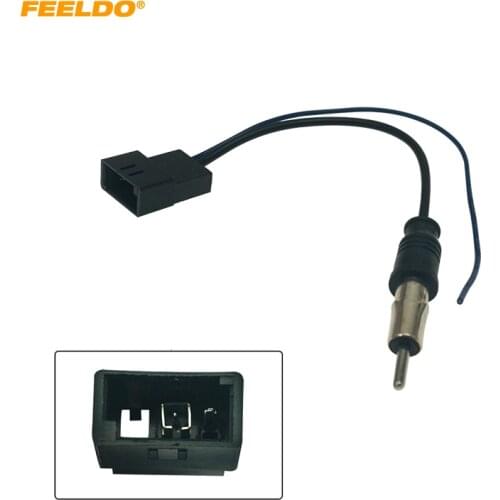 FEELDO Car Radio Antenna Adapter With Power Supply Wire Cable For Isuzu 2020 Head Unit Stereo #HQ6922