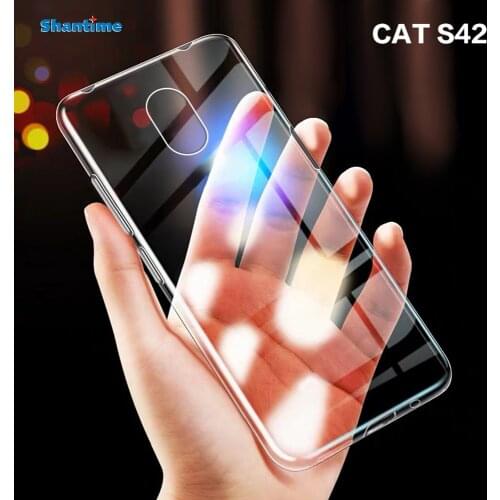 For CAT S42 Case Ultra Thin Clear Soft TPU Case Cover For CAT S42 Couqe Funda