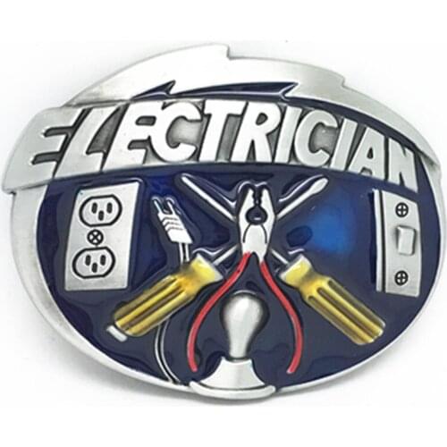 ELECTRICIAN The cowboys of the west belt buckle buckle zinc alloy wear-resistant classic luxury men belt buckle for 4.0 belt