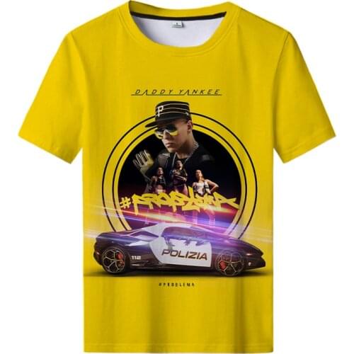 Daddy Yankee 3d Print T Shirt Men Women Funny Shirts Unisex Summer Boy Print Women Tops