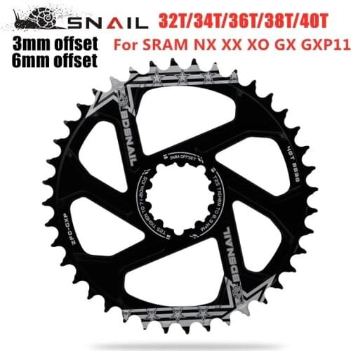 GXP Bike MTB Mountain Bike 32T/34T/36T/38T/40T Crown bicycle chainring for Sram 11/12S NX XX1 XO GX X9 single disc tray Cheap