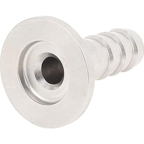 Hot Sale Stainless Steel 304 KF 16 Flange to 13mm Hose Barb Adapters Vacuum Silver