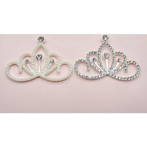 5pcs Alloy Rhinestone Crown Accessories Jewelry DIY Childrens crown hair accessories kids headdress bow decoration accessories