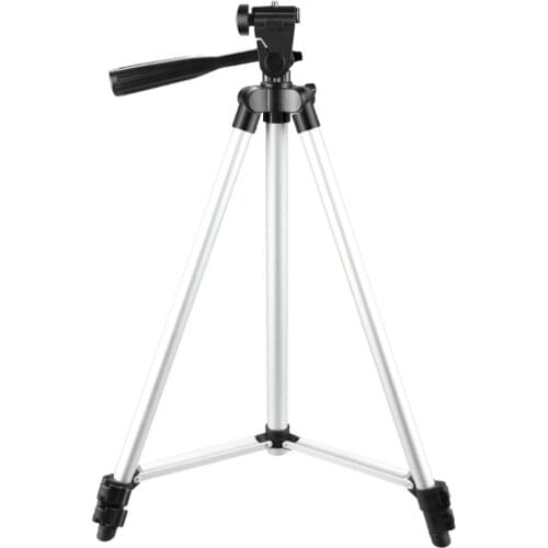 Lightweight Tripod Adjustable Height Three Sections 1/4 Inch Screw for Smartphone Travel Photography Video Shooting for DSLR SLR