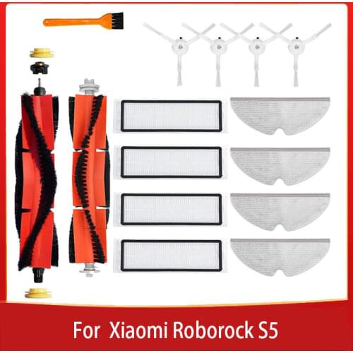 Accessories Kits for xiaomi Roborock S50 S51 E25 S5 E20 C10 Roborock Robot Vacuum Parts Mop Cloths filter Side Brush Roll Brush