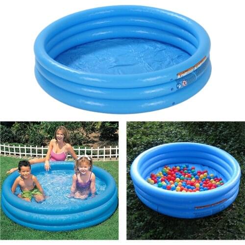 Inflatable Swimming Pool Round Kids Childrens Home Use Paddling Pool Portable Foldable Children Baby Bathing Tub for In/Outdoor