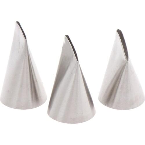 3Pcs Austin Rose Petals Icing Piping Nozzles Cake Decorating Tool Cream Tips