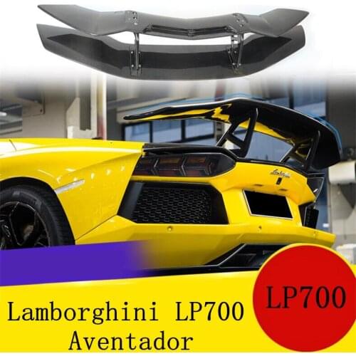 Real Carbon Fiber Spoiler For Lamborghini LP700 Aventador High Quality Wing Lip Spoilers