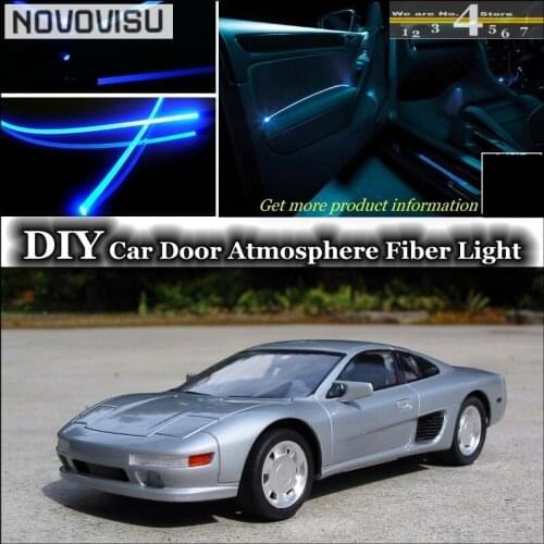 NOVOVISU For Nissan MID4 MID 4 interior Ambient Light Tuning Atmosphere Fiber Optic Band Door Panel illumination Lights