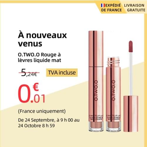 O.TWO.O Liquid Lipstick Matte Lip Tint Cream Waterproof Long-lasting Sexy Red Velvet Lip Gloss For Lips Women’s Cosmetics