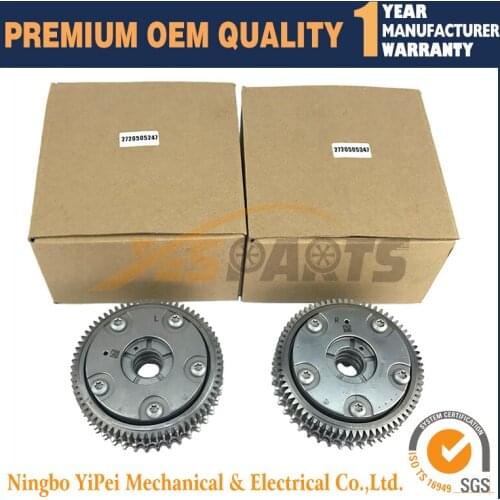 Pair Left Intake Camshaft Adjuster For Mercedes W164 W221 2720505247 2720505347