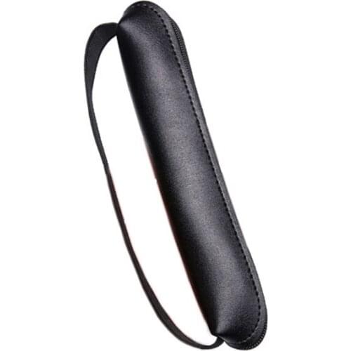 Poly Urethane Leather Pen Bag Birthday Gift Portable Single Fountain Pen Case