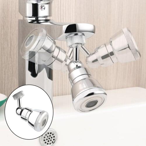 720 Degree Rotatable Splash-proof Faucet Extender Kitchen Sink Tap Head Water Saving