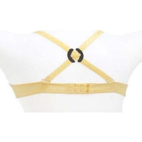 Adjust Webbing Bra Strap Hide Buckles Shadow-Shaped Push Up Non-slip Buckle Clip Strap Holders Clasp Underwear Accessories 3PCS