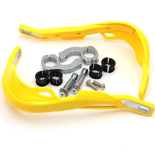 Brush Bar Hand Guards Handguard For 7/8" 1 1/8'' 1''Universal Handlebar Motorcycle Yellow For Yamaha Kawasaki Honda Suzuki KTN