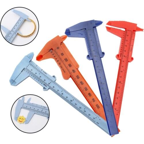 Vernier Caliper 80-150mm Double Scale Rulers Plastic Caliper Measurement Tools Student Rulers Measuring Jewelry Calipers Tool