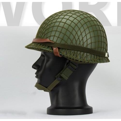WWII WW2 Us Army M1 Jungle Combat Camouflage Tactical Helmet WORLD WAR II SOLDIER MILITARY WAR REENACTMENTS EQUIPMENT 5605101