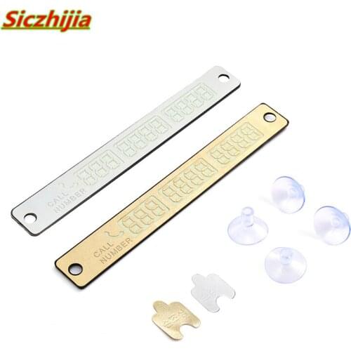 Temporary parking lot telephone number transfer license plate calling card for Volvo S40 S60 S80 XC60 XC90 V40 V60 C30 XC70 V70