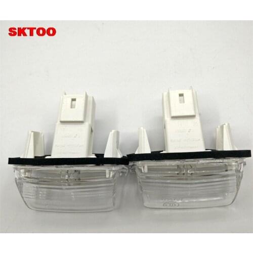 High quality License Plate Light Lamp Bulbs For Peugeot 206 207 306 307 308 406 407 5008 Partner Citroen C3 C3 Ii C3 C4 C5